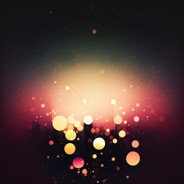 abstract background with circles and bubbles minimalist style