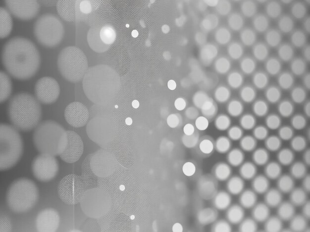 Abstract Background with Circles and Halftone Harmony