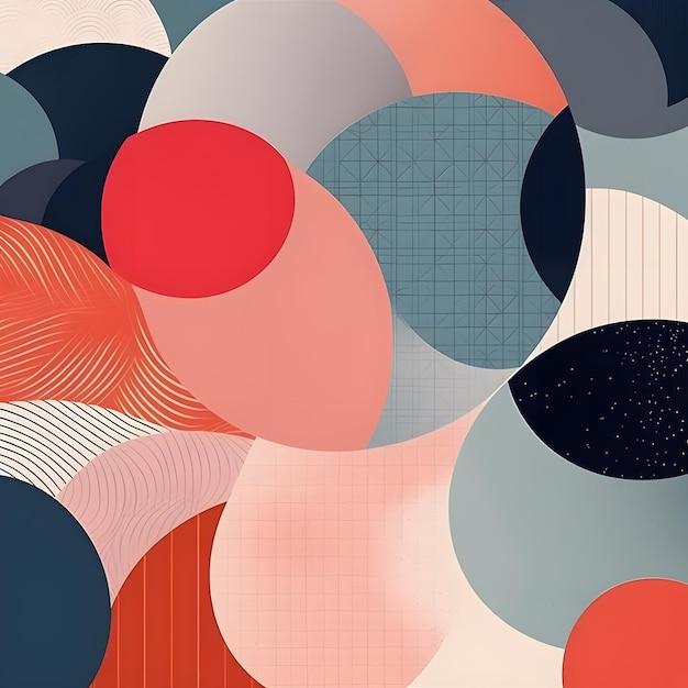 Abstract background with circles