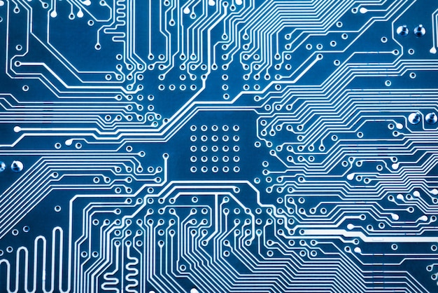 Photo abstract background with circuit board