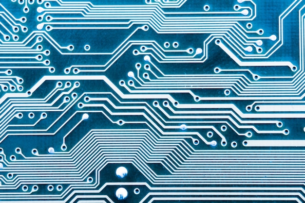 Photo abstract background with circuit board