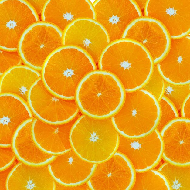 Abstract background with citrusfruit of orange slices