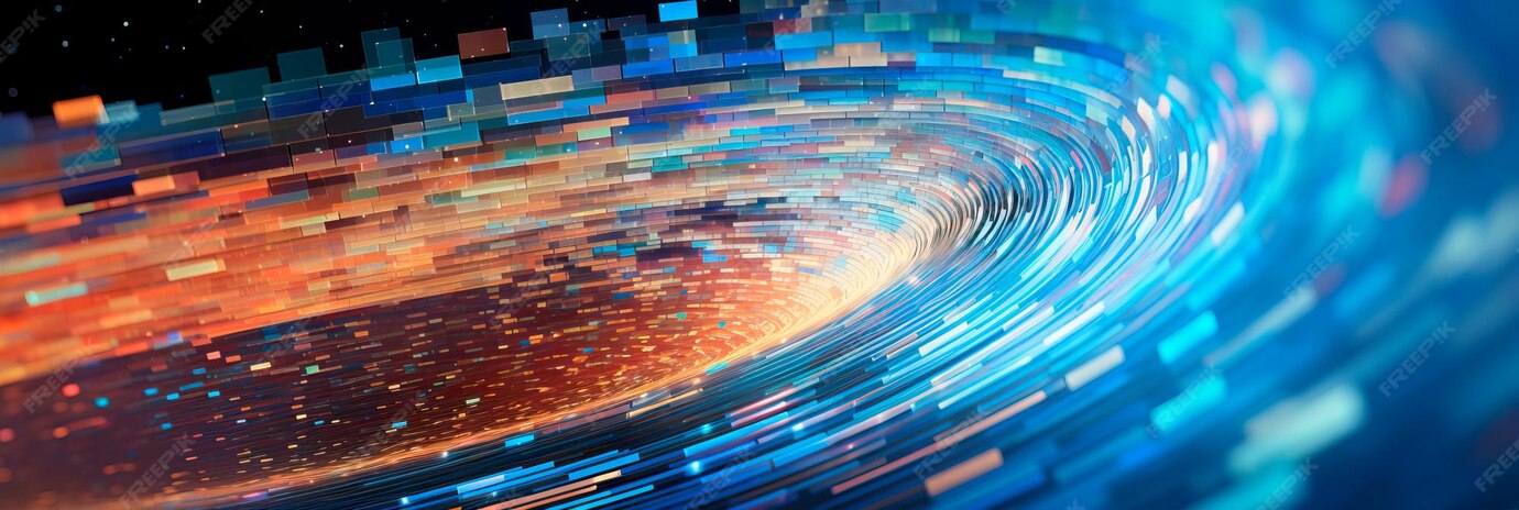 Premium Photo | Abstract background with code snippets swirling around ...