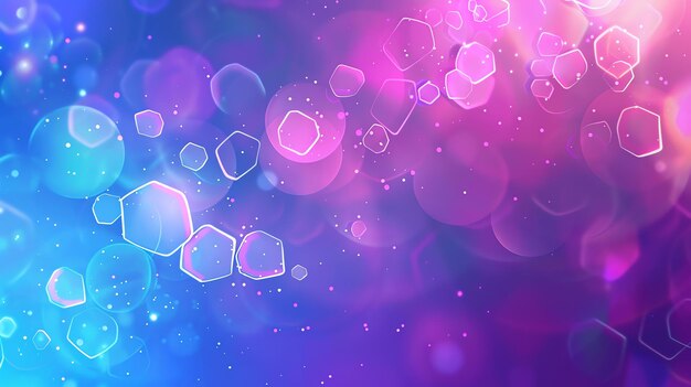 Photo abstract background with colorful bokeh lights