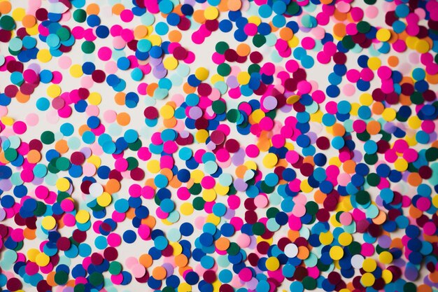 Abstract background with colorful confetti