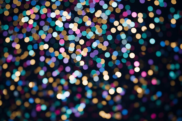 Photo abstract background with colorful confetti