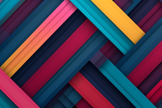 Abstract background with colorful diagonal stripes