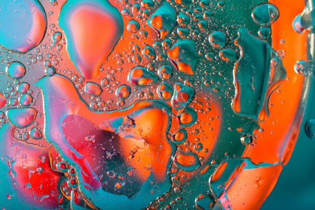 Abstract background with colorful drops