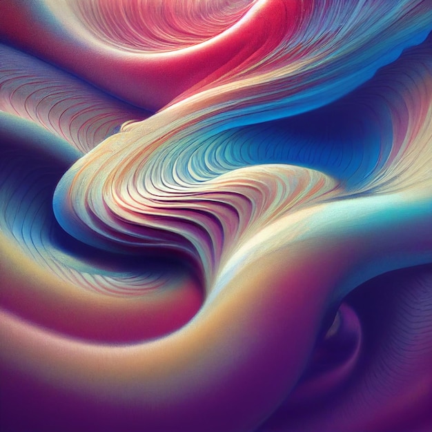 Abstract background with colorful fluid liquid shapes desktop wallpaper