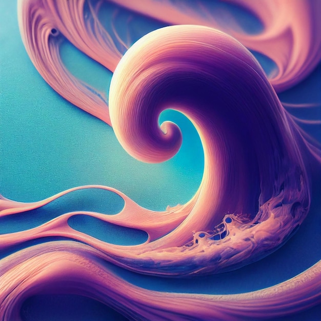 Abstract background with colorful fluid liquid shapes desktop wallpaper