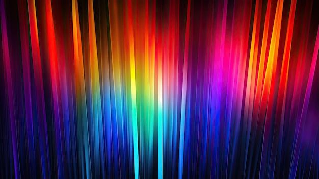 abstract background with colorful spectrum rainbow happy bright colors banner wallpaper generative ai