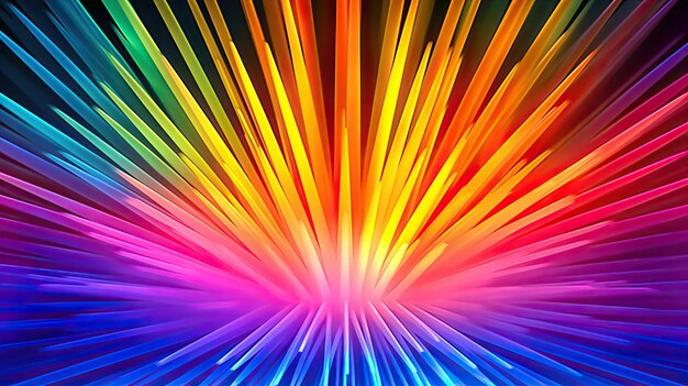 Abstract background with colorful spectrum rainbow happy bright colors banner wallpaper generative ai