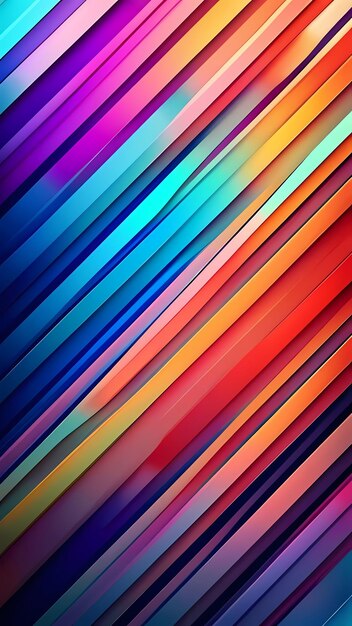 Photo abstract background with colorful stripes generative ai