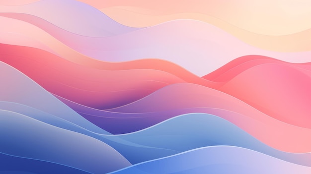 Abstract background with colorful waves Vector illustration Can be used for advertisingeting pres