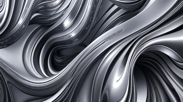 Abstract background with curved wave pattern