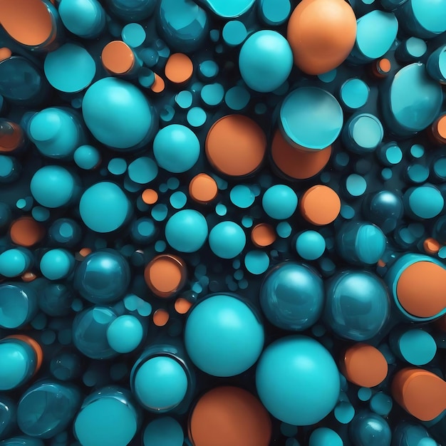 Abstract background with cyan color