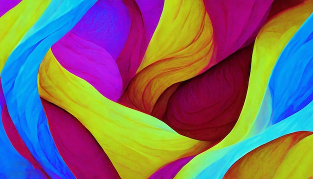 Abstract background with different shapes