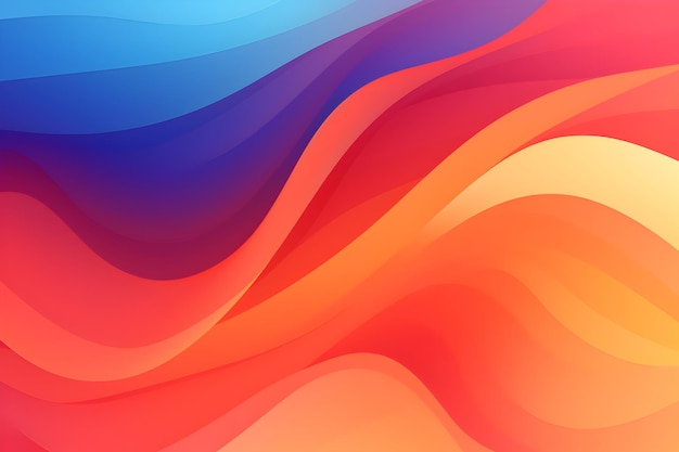 Abstract Background with Dynamic Shapes and Gradients