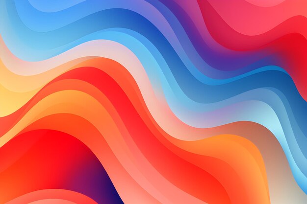 Abstract Background with Dynamic Shapes and Gradients