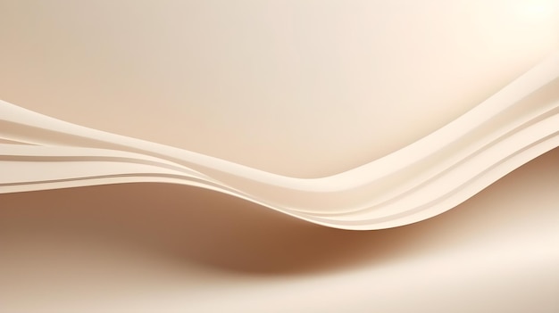 Abstract Background with elegant dynamic Waves in light beige Colors