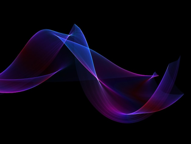 Abstract background with flowing waves design