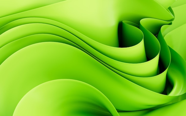 abstract background with folded textile ruffle abstract curves fashion wallpaper 3d rendering 3d illustration