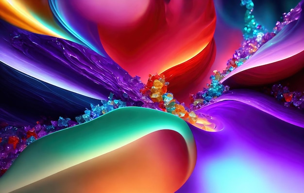 abstract background with gemstones