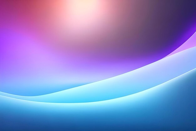 Abstract background with gentle curves and soothing color gradients creating a tranquil and meditati.