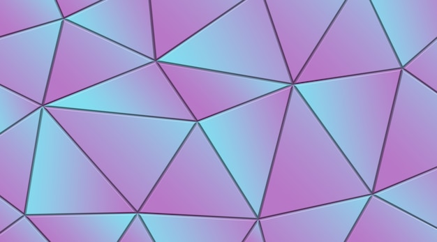 Abstract background with geometric polygonal gradient shape render