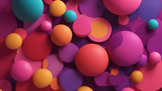 Abstract background with geometric round shape