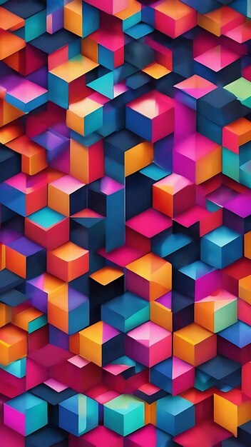 Abstract background with geometric shapes