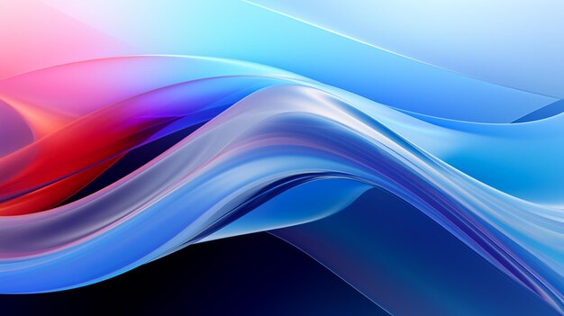 Abstract background with glowing colorful pink and purple and blue waves shapes wallpaper concept