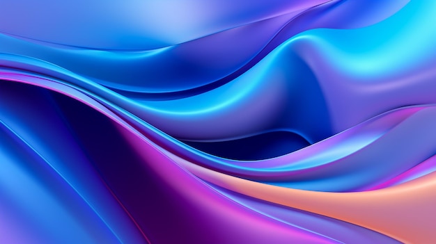 abstract background with glowing colorful pink and purple and blue waves shapes wallpaper concept