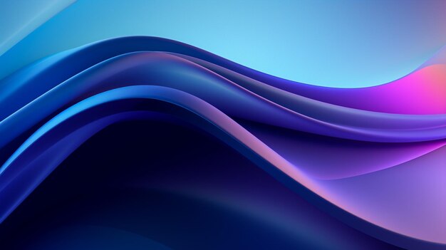 Abstract background with glowing colorful pink and purple and blue waves shapes wallpaper concept