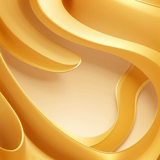 黄金色のサテンで作られた抽象的な背景 優れた滑らかな金色のサテンの背景はオプションです 高品質の写真