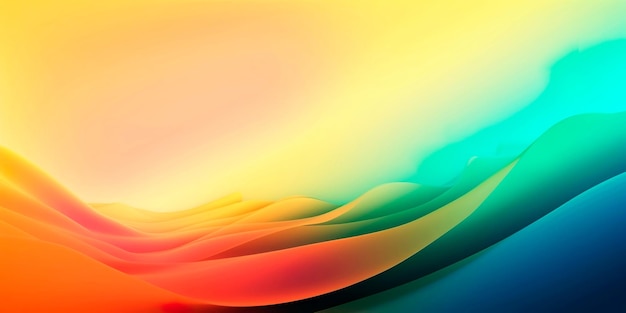 Abstract background with gradient colors Generative AI