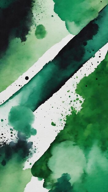 Abstract background with green and black spots illustration for design