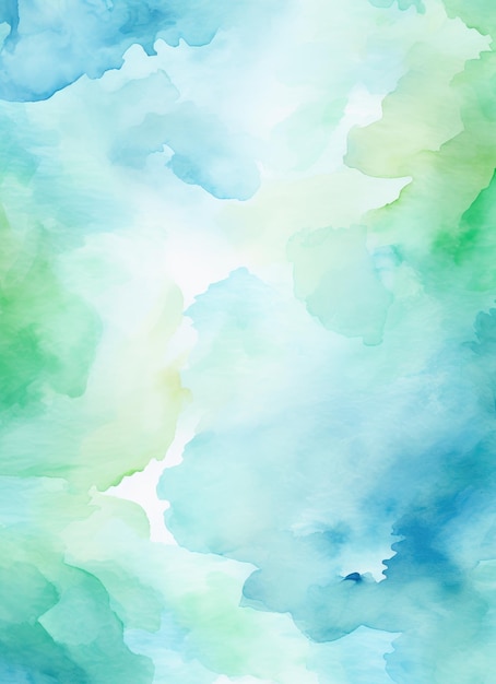 Abstract background with green and blue blurry spots