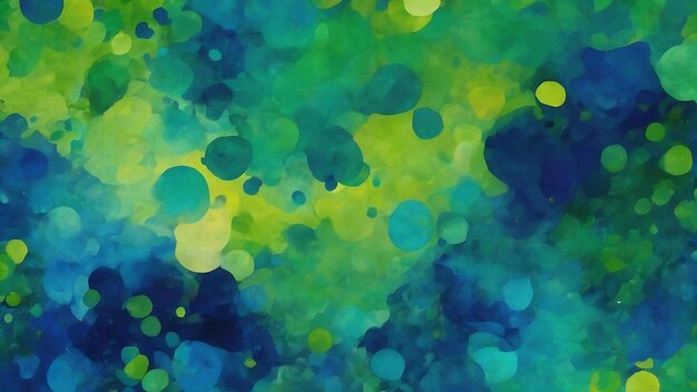 Abstract background with green and blue spots illustration for your design