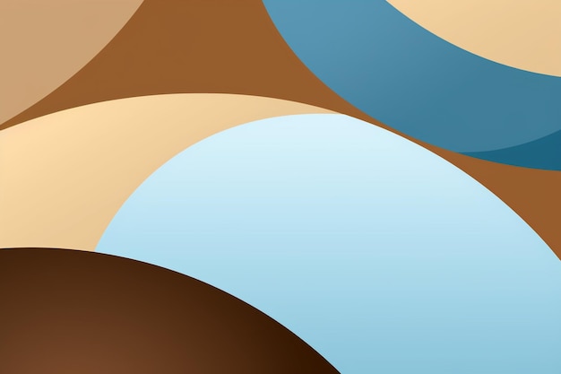 Photo abstract background with half of brown and blue