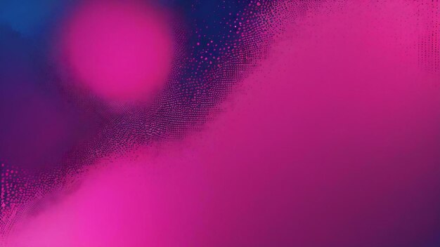 Abstract background with halftone dots in blue and pink colors