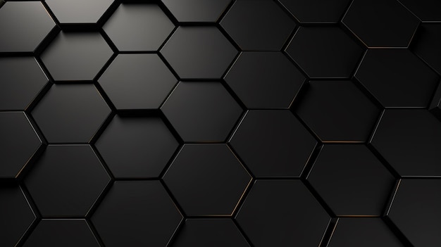 Abstract background with hexagons