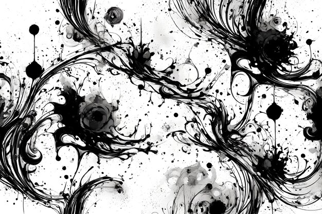 Photo abstract background with ink