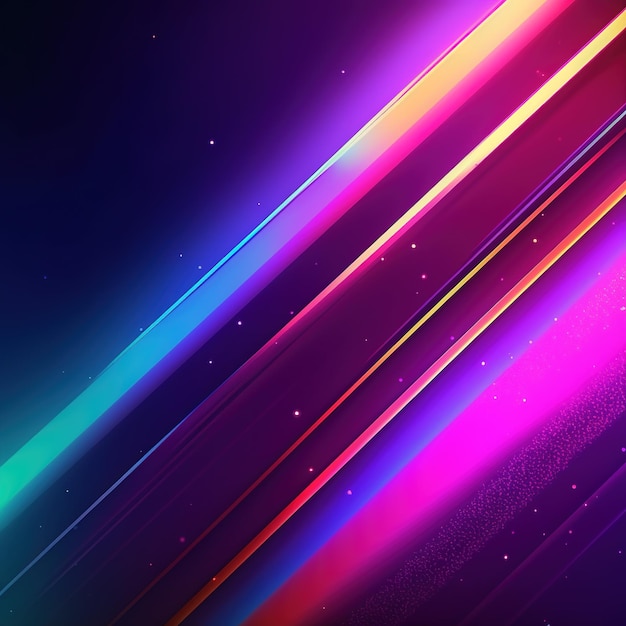 Abstract background with lines Gradient colorful technology background AI Generated