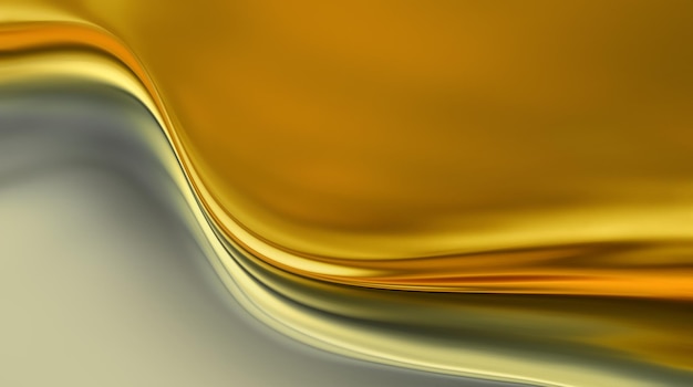 Abstract background with liquid gold full screen