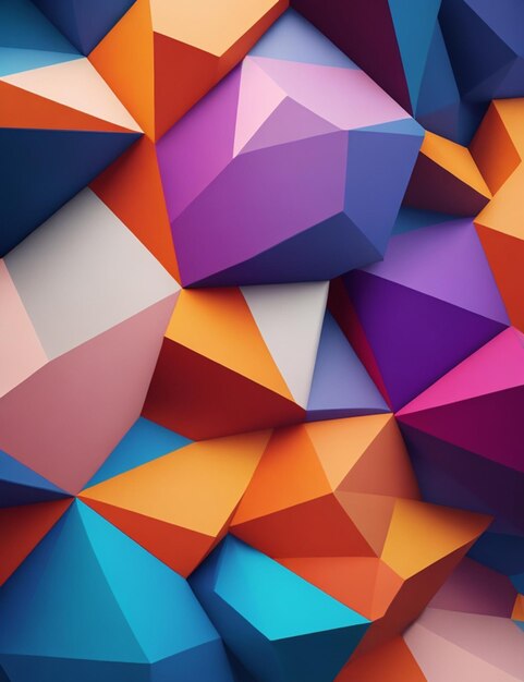 abstract background with low digital poly design