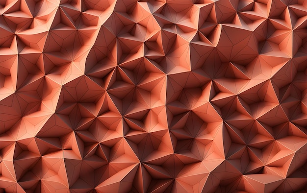 Photo abstract background with low poly design with connecting lines and dots 3d realistic render