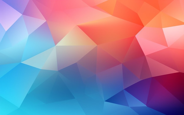 Abstract background with low poly design