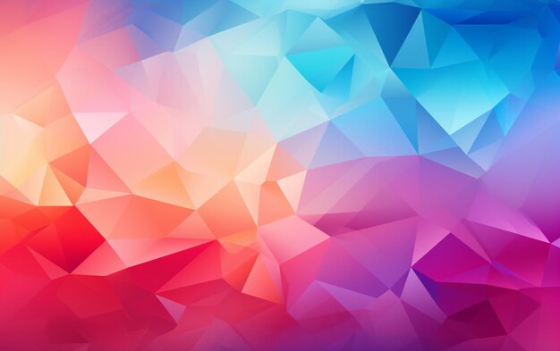 Abstract background with low poly design