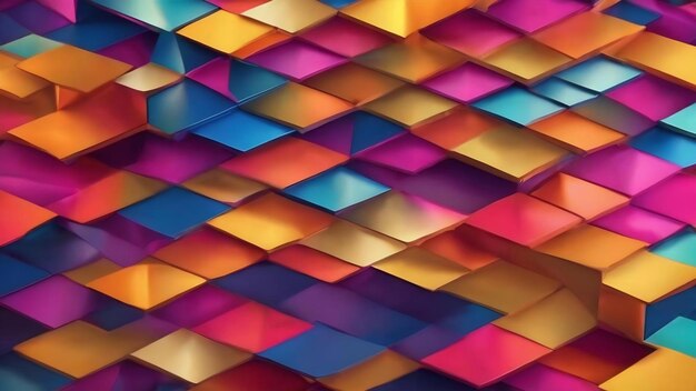 Abstract background with low poly design